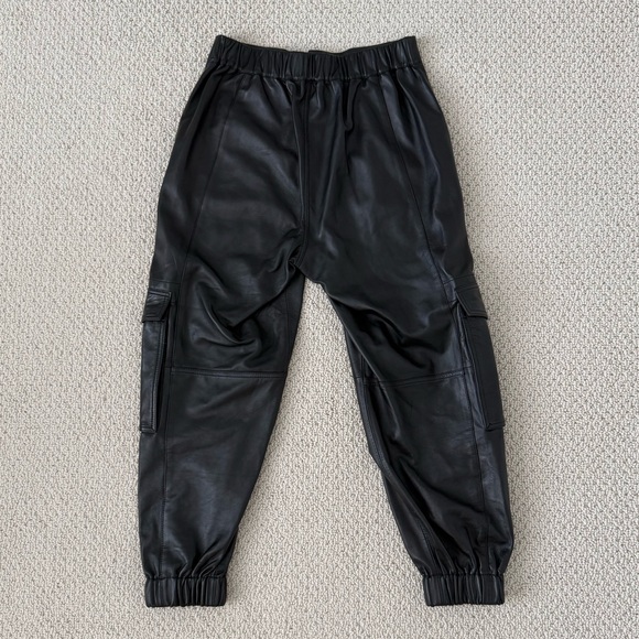All Saints Leather Cargo Pants - Picture 8 of 16